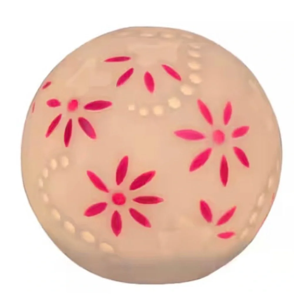 Ashland 5.5” Color Changing Round Floral Novelty Tap Lamp